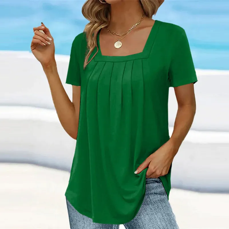 Celia | Elegant Pleated Blouse