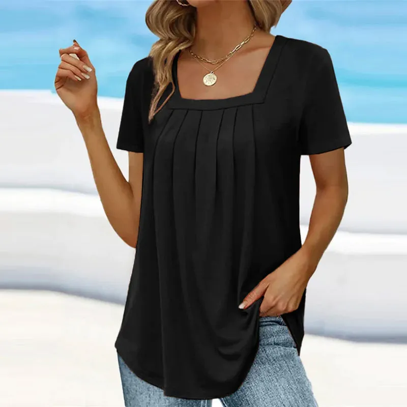 Celia | Elegant Pleated Blouse