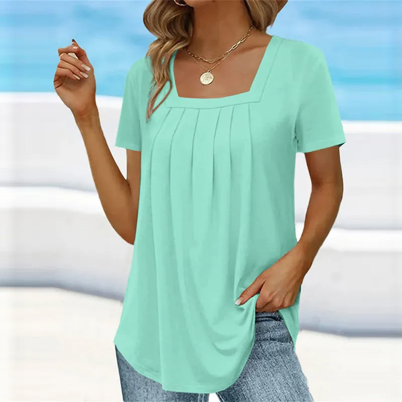 Celia | Elegant Pleated Blouse