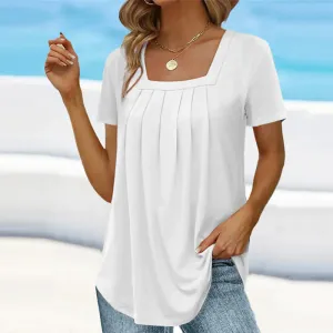 Celia | Elegant Pleated Blouse