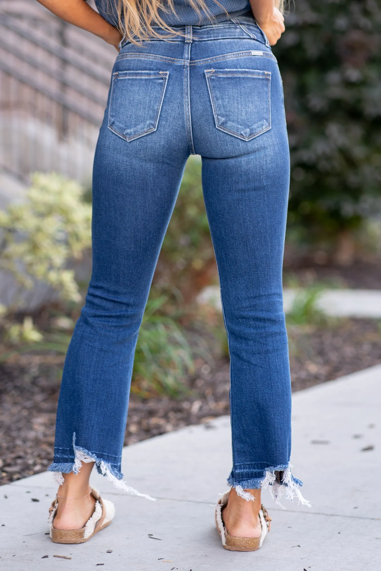 Celina High Rise Cropped Flare Jeans