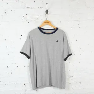 Champion Ringer T Shirt - Grey - XL