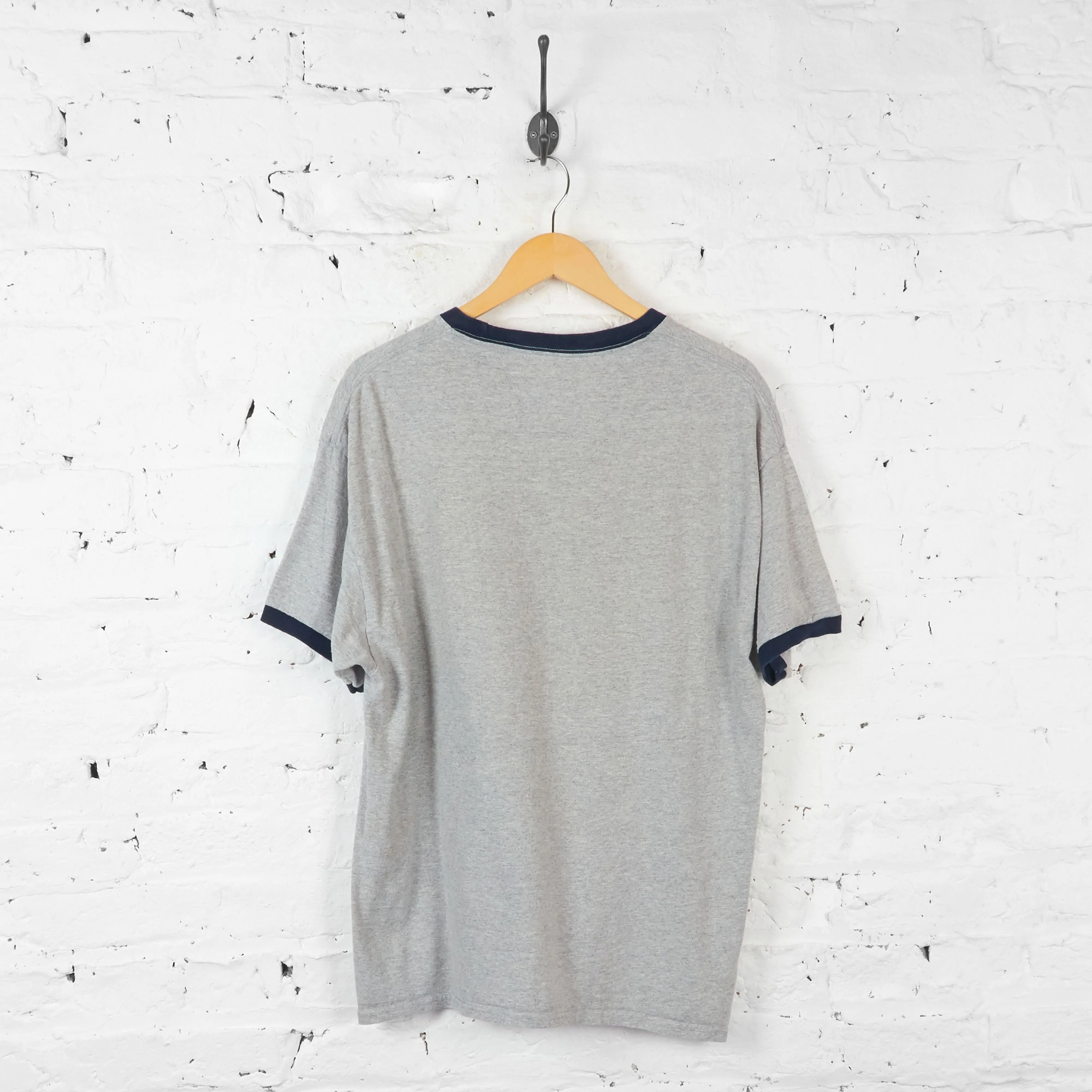 Champion Ringer T Shirt - Grey - XL