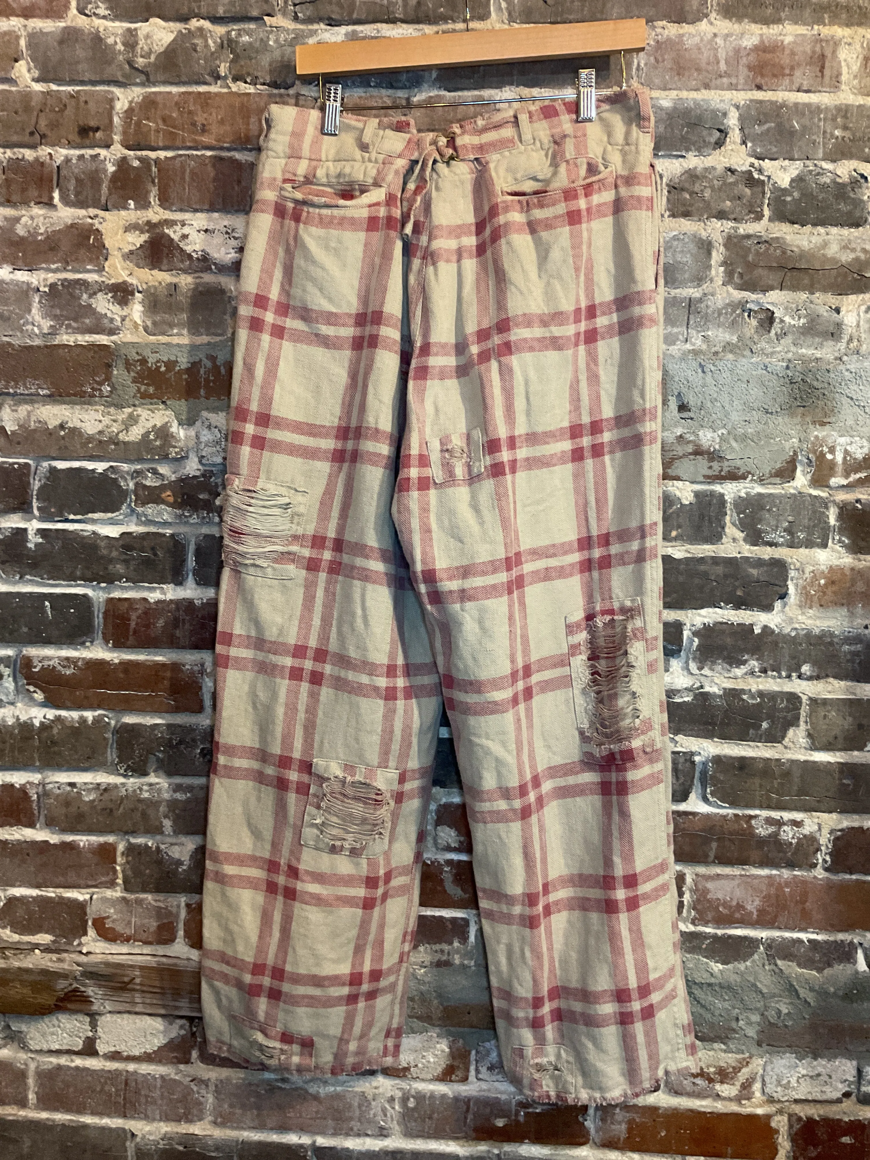 Charmie Plaid Trousers-216697