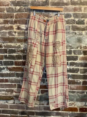 Charmie Plaid Trousers-216697