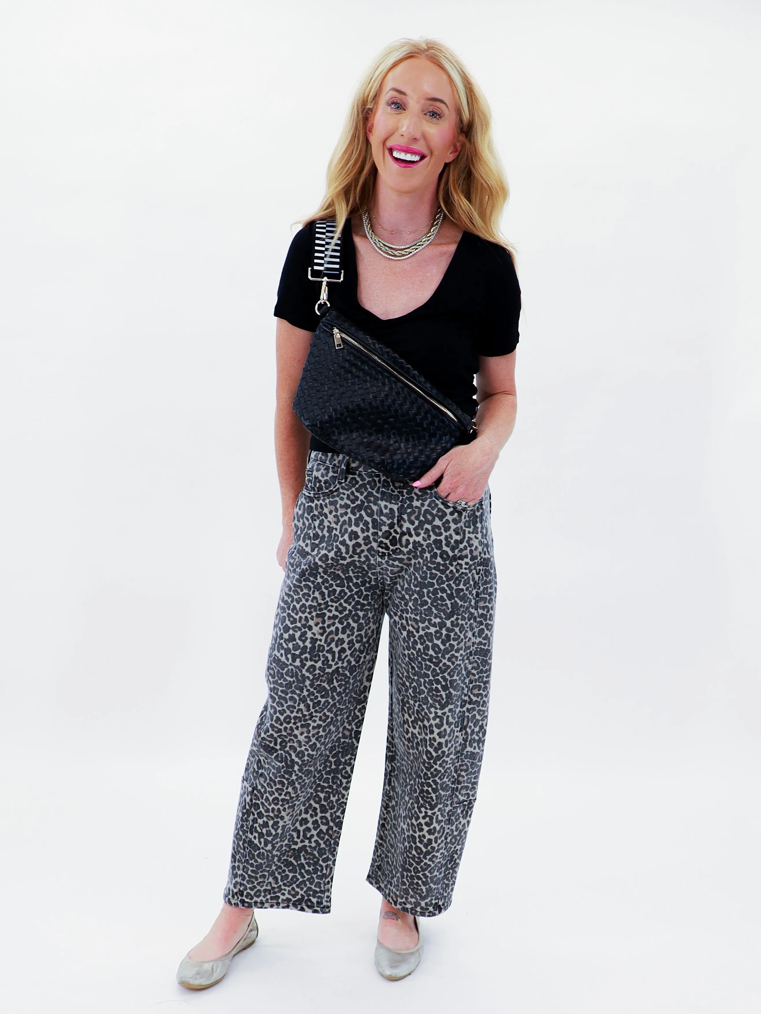 Cheetah Girl Barrel Denim