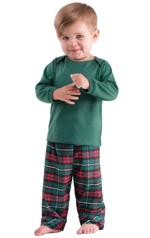 Christmas Plaid Infant Pajamas - Family Set