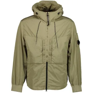 Chrome-R Hooded Lens Overshirt Jacket