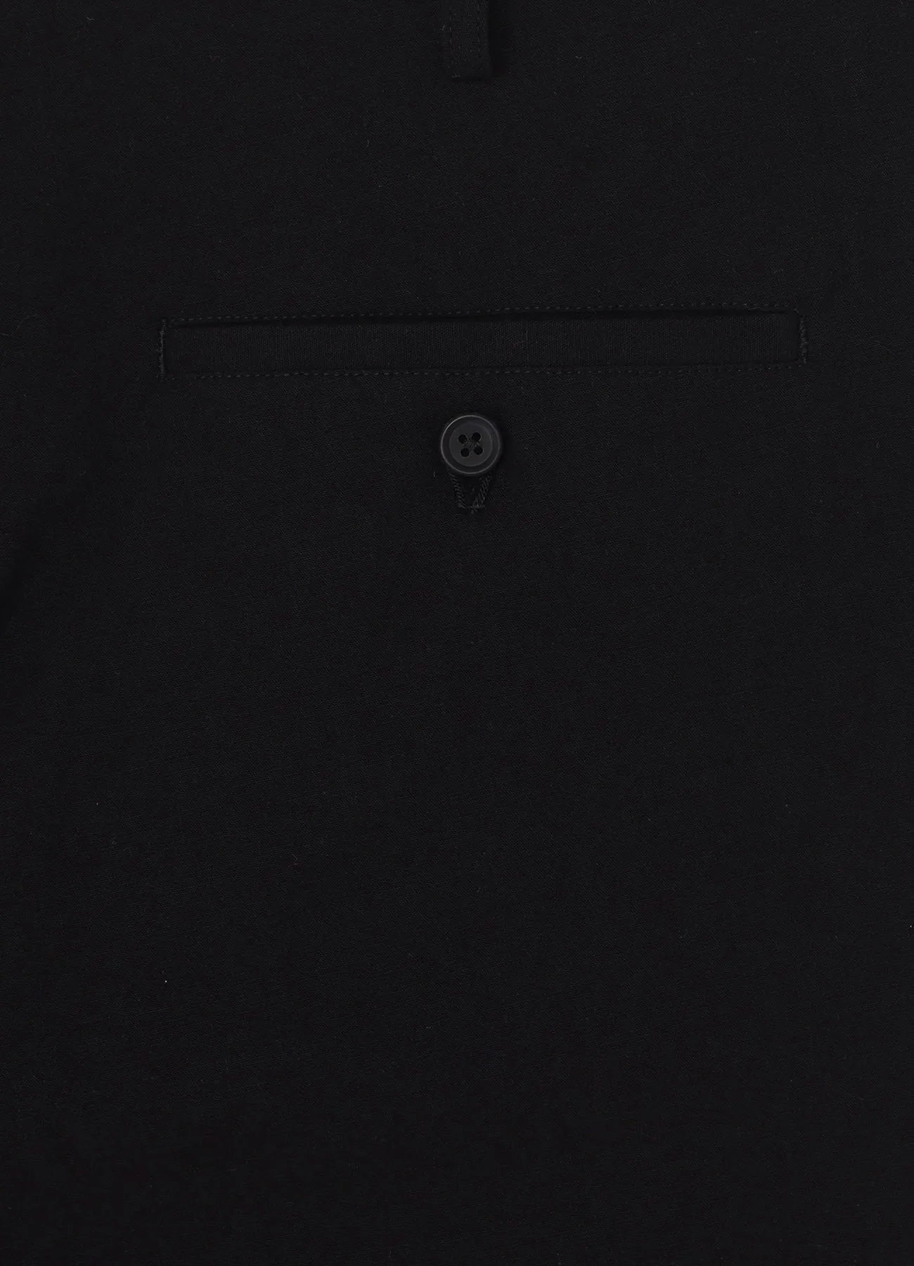 C/L CANVAS BLACK BELTED HEM PANTS