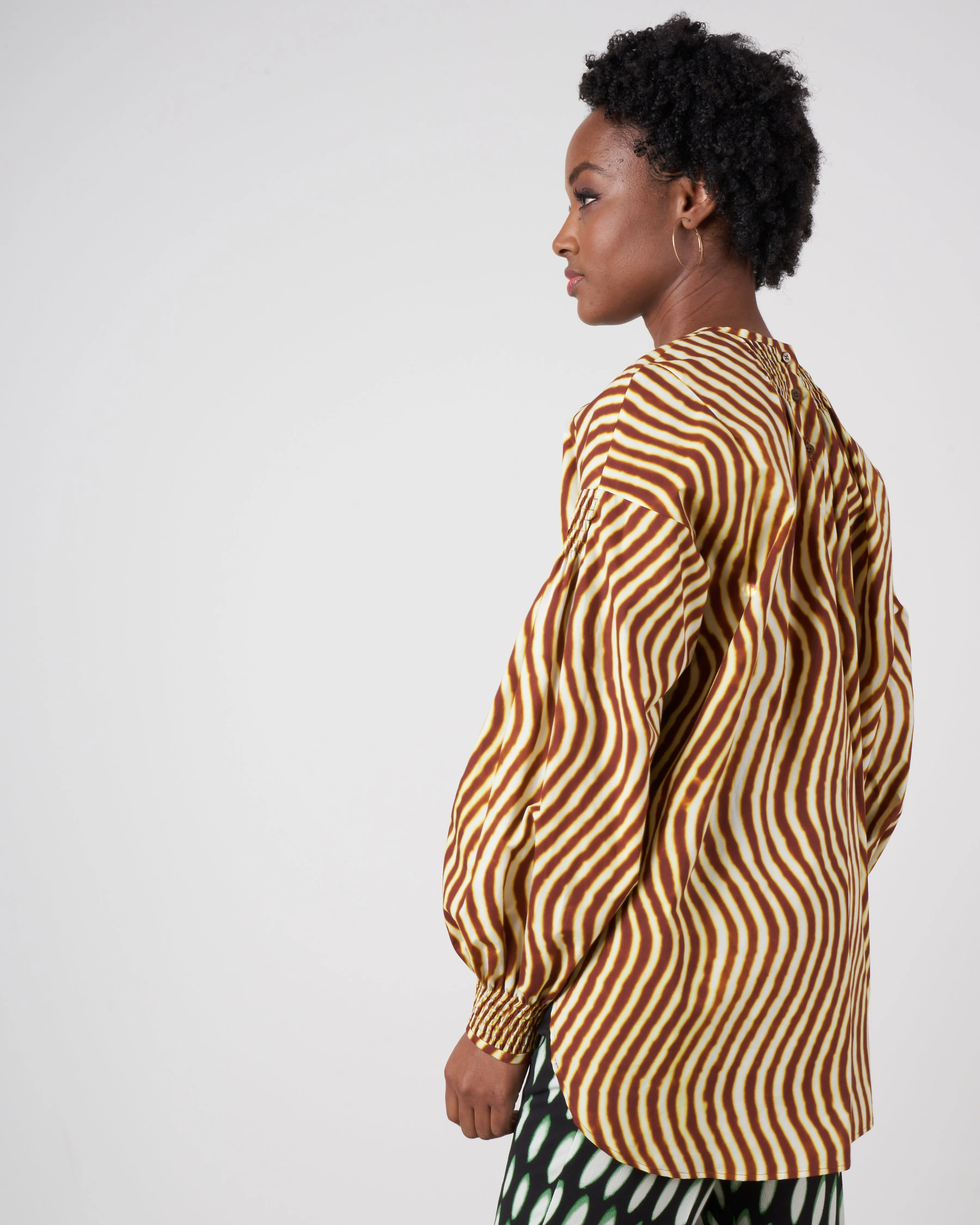 clarke shirt - rust