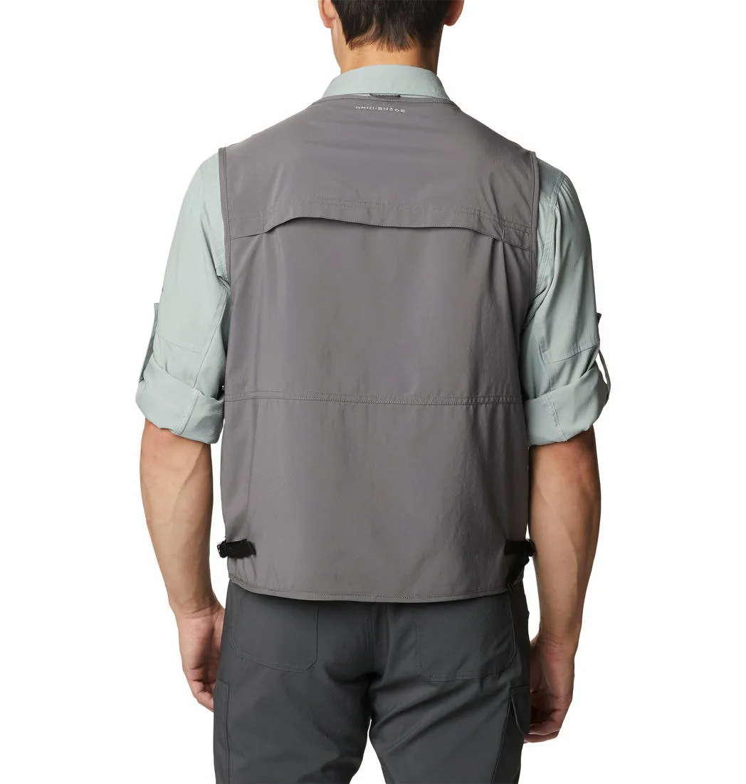 Columbia Men Grey Silver Ridge Utility Vest
