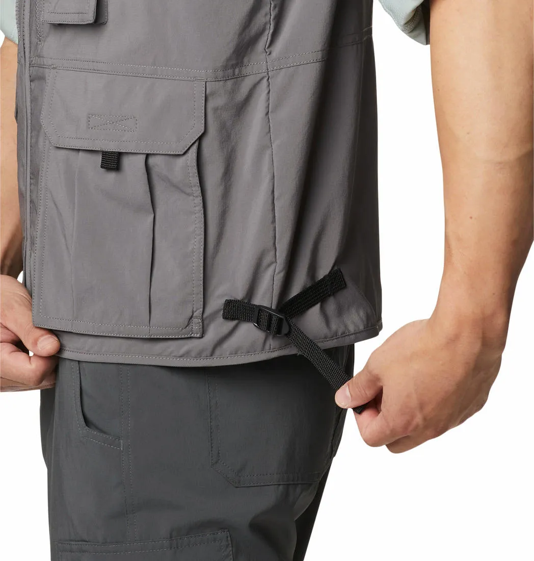 Columbia Men Grey Silver Ridge Utility Vest