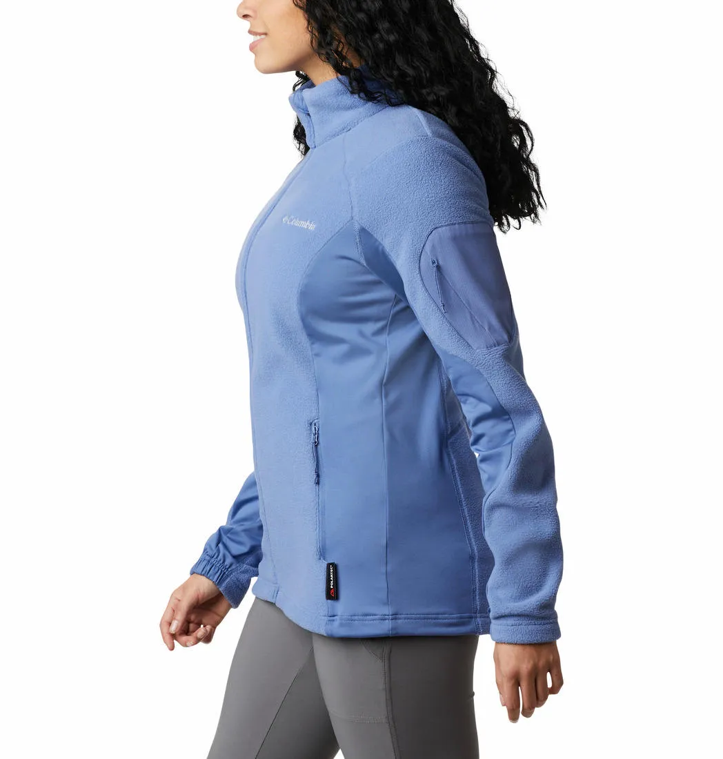 Columbia Women Blue W Polar Powder Fleece FZ Fleece Jacket