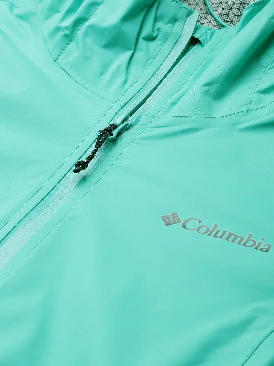 Columbia Women Green Evapouration Rain Jacket