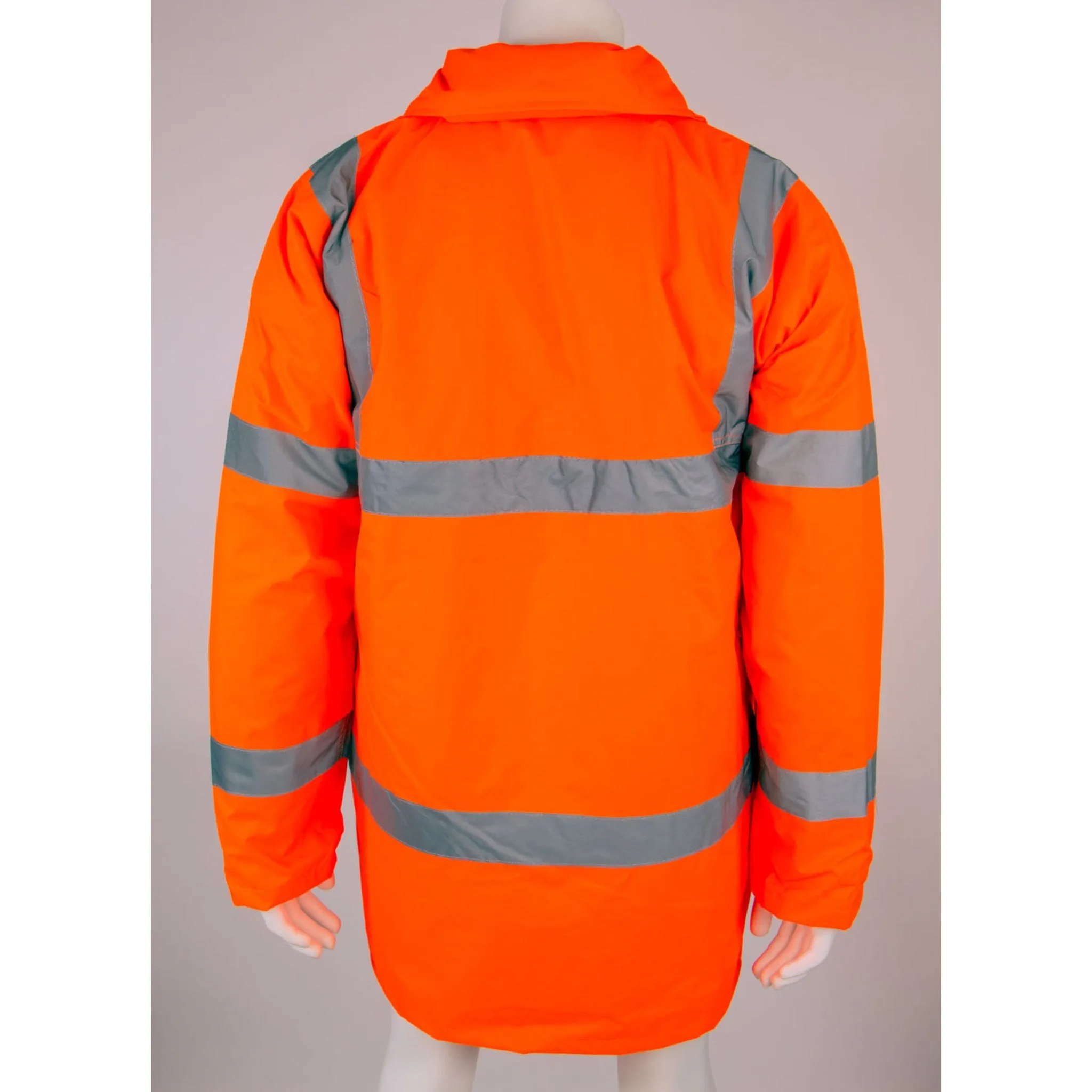 Constructor Hi-vis Traffic Jacket with Concealed Hood - Orange
