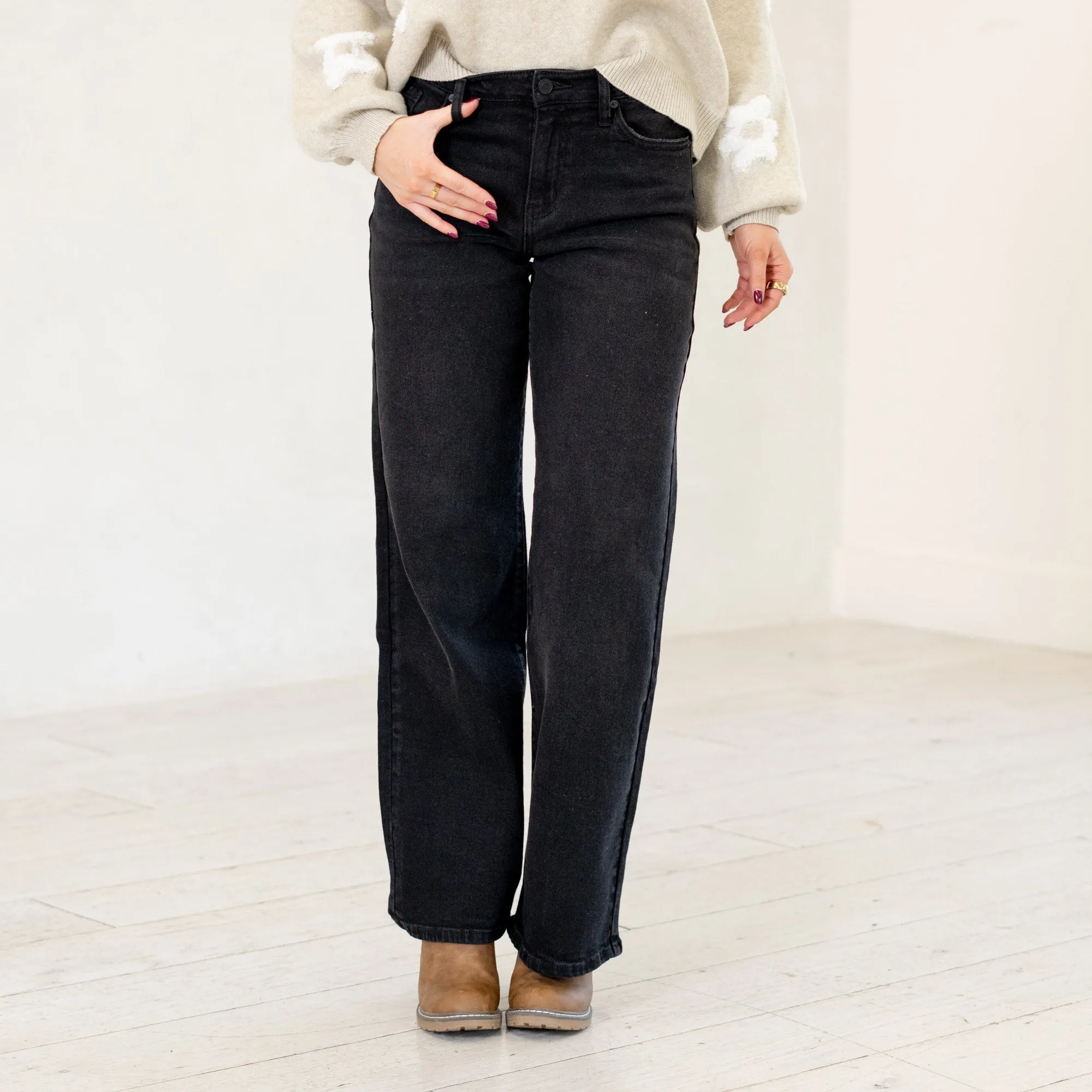 Cora High Rise Wide Leg