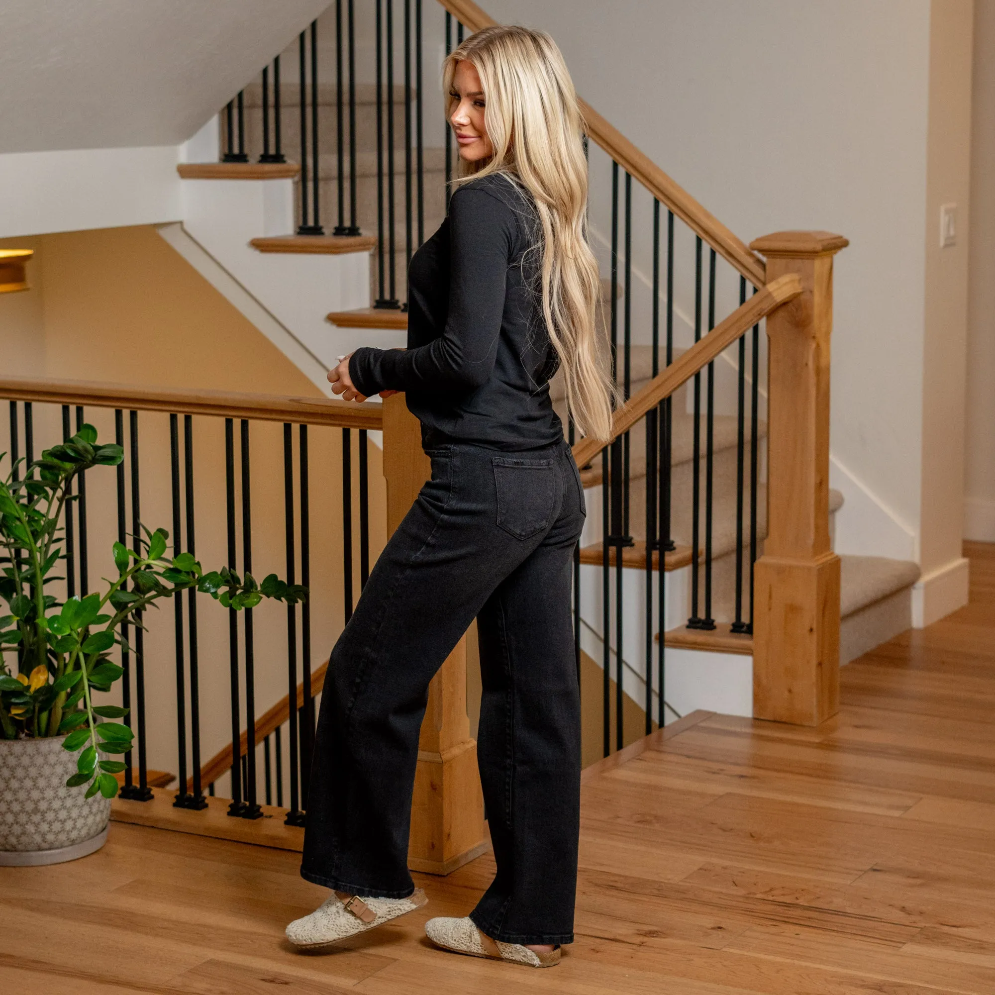 Cora High Rise Wide Leg