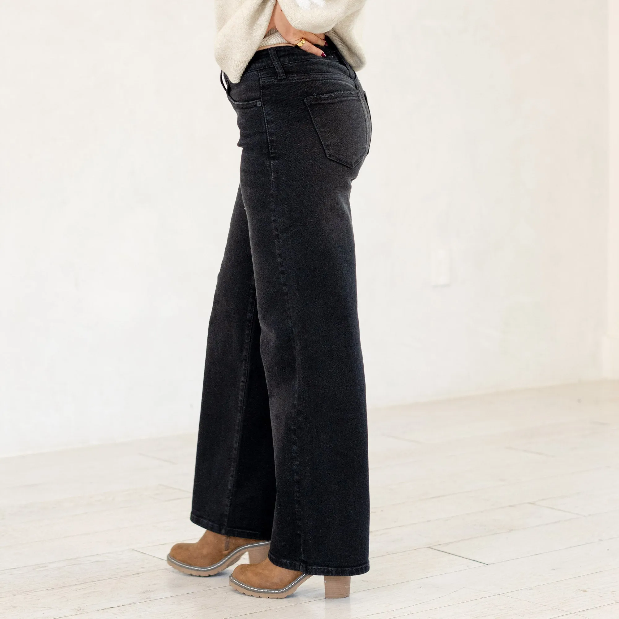 Cora High Rise Wide Leg