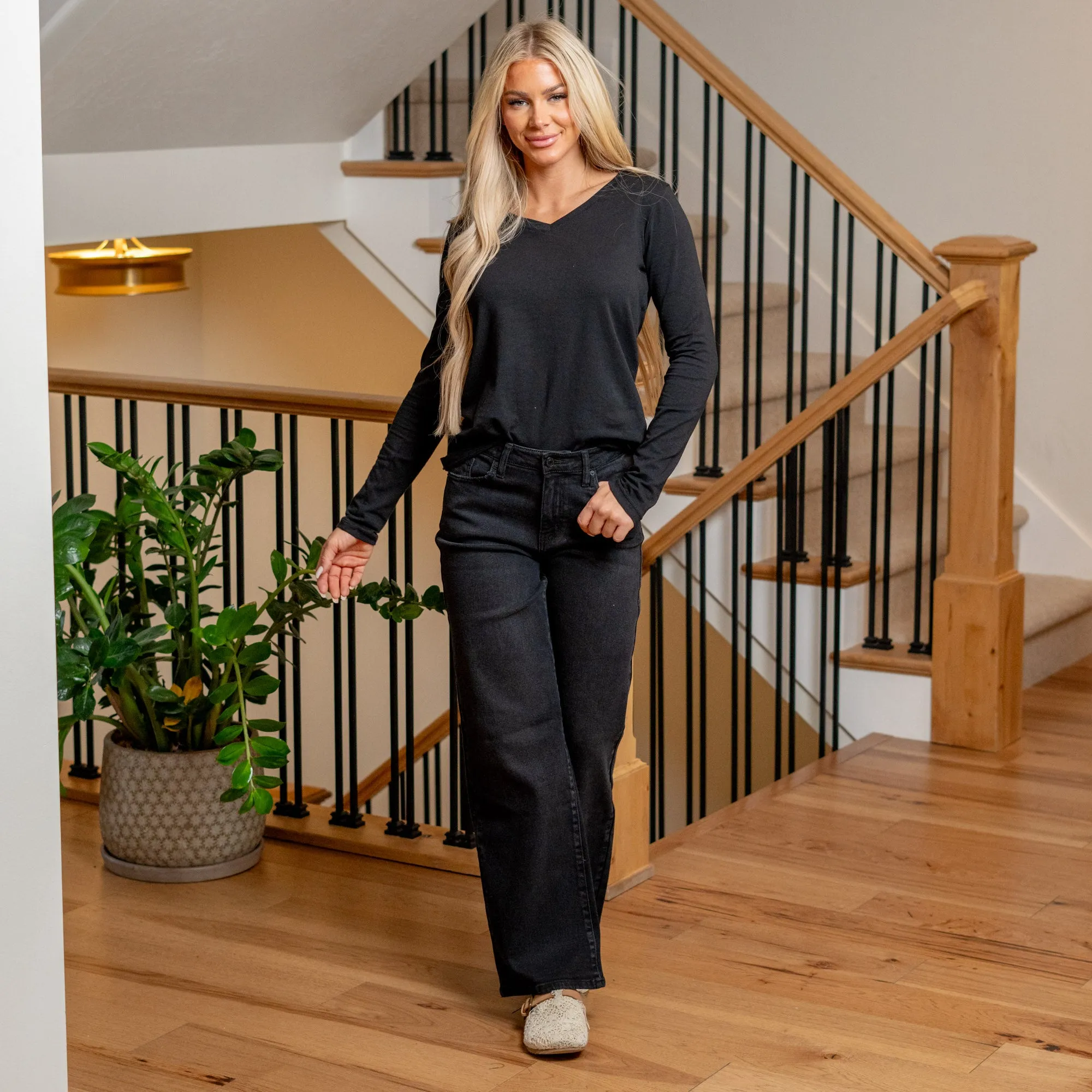 Cora High Rise Wide Leg