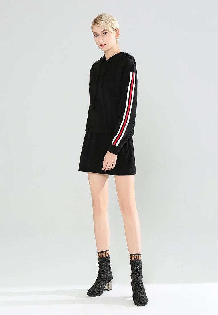 corduroy a-line mini skirt