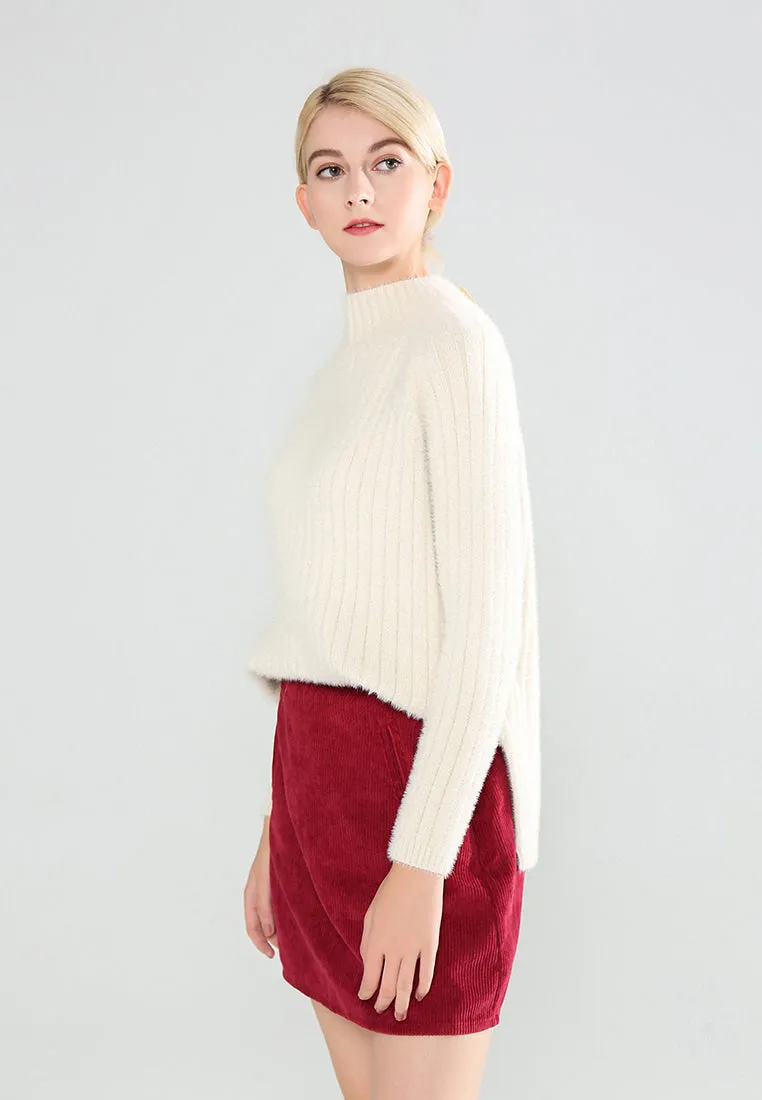 corduroy a-line mini skirt