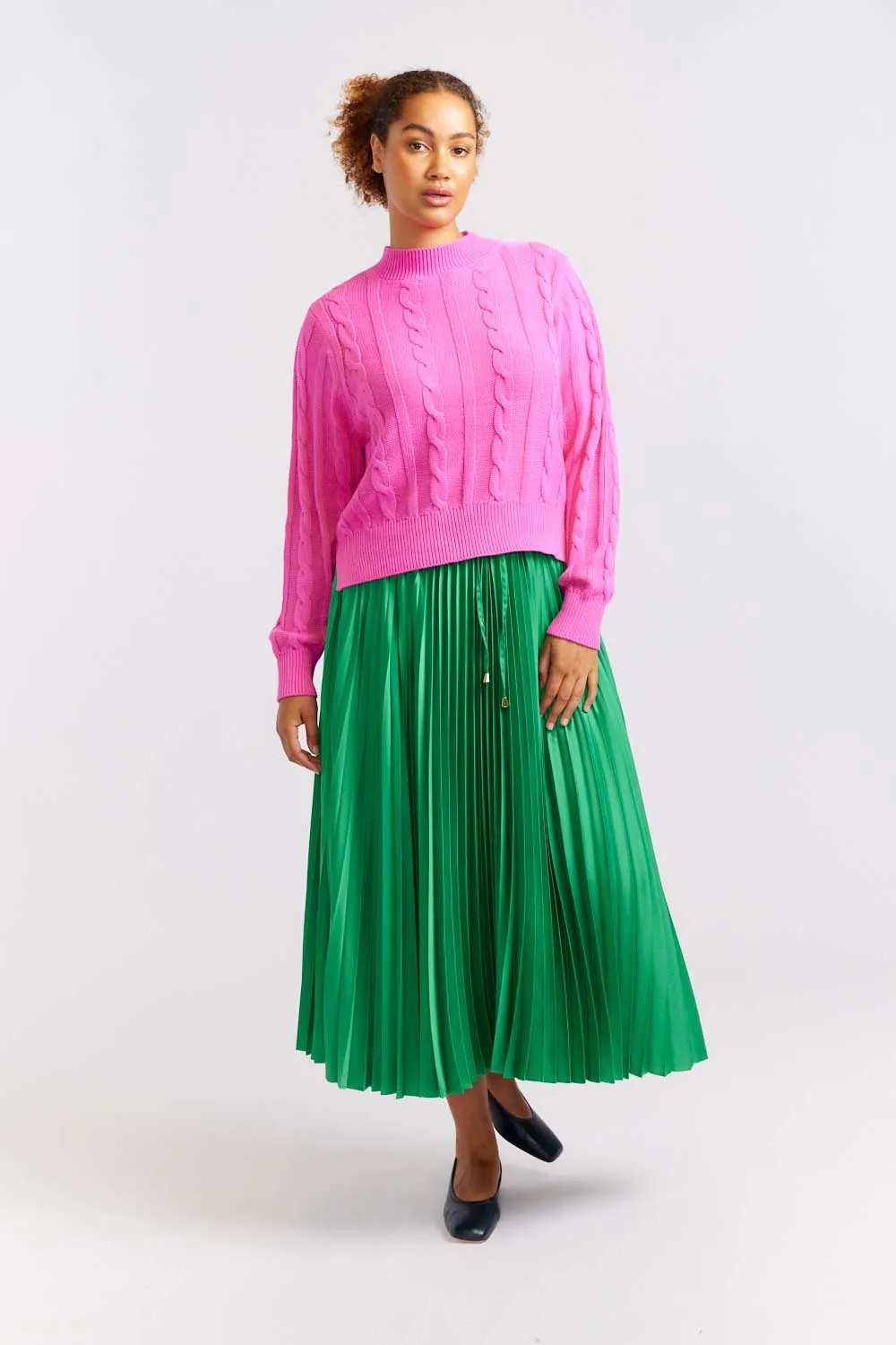 Cosmos Skirt - Emerald