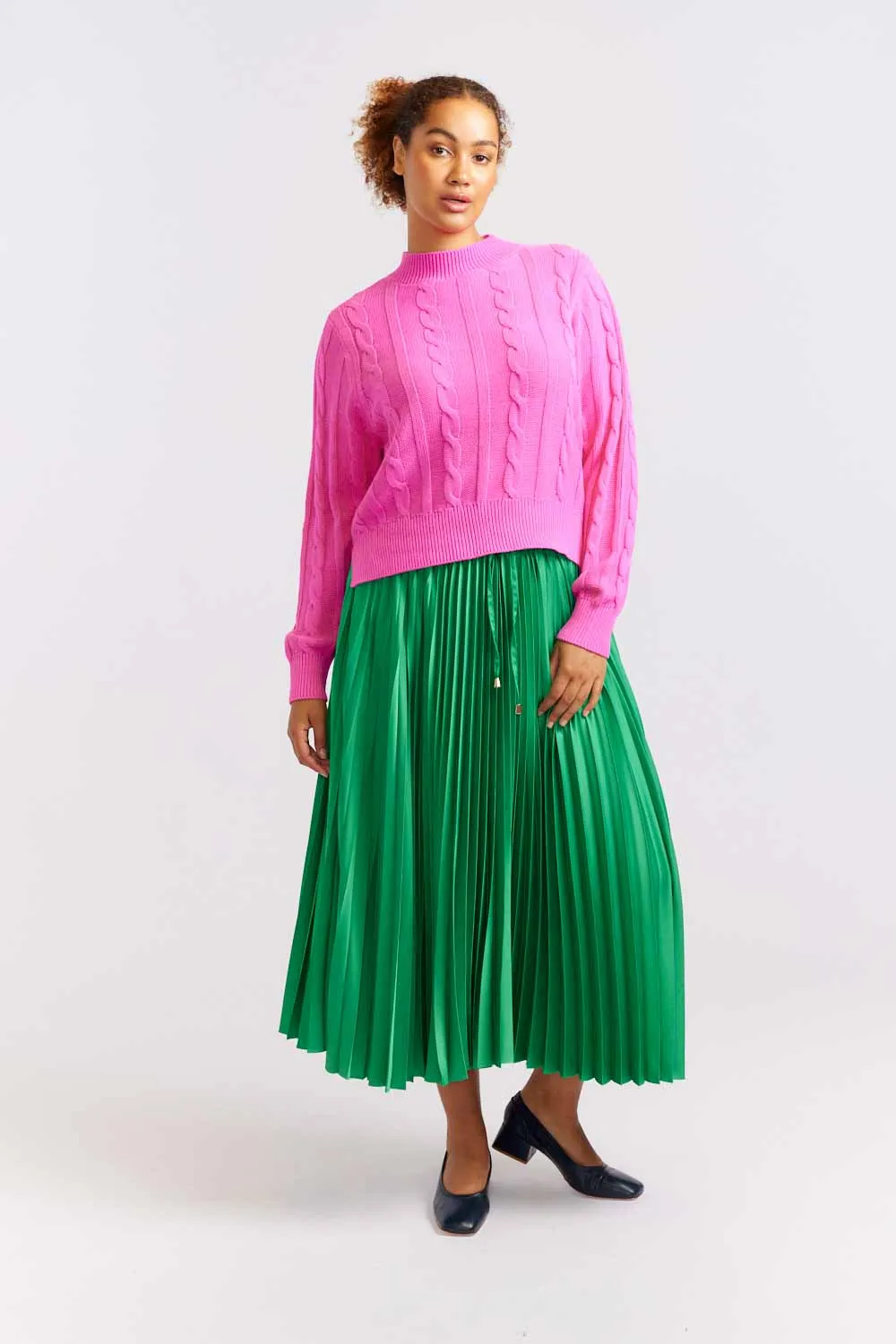 Cosmos Skirt - Emerald