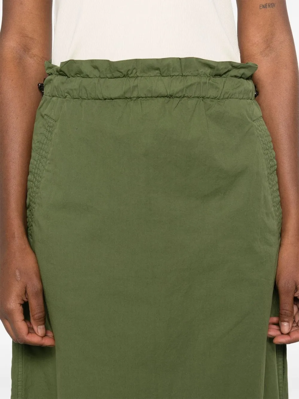 Cotton long skirt
