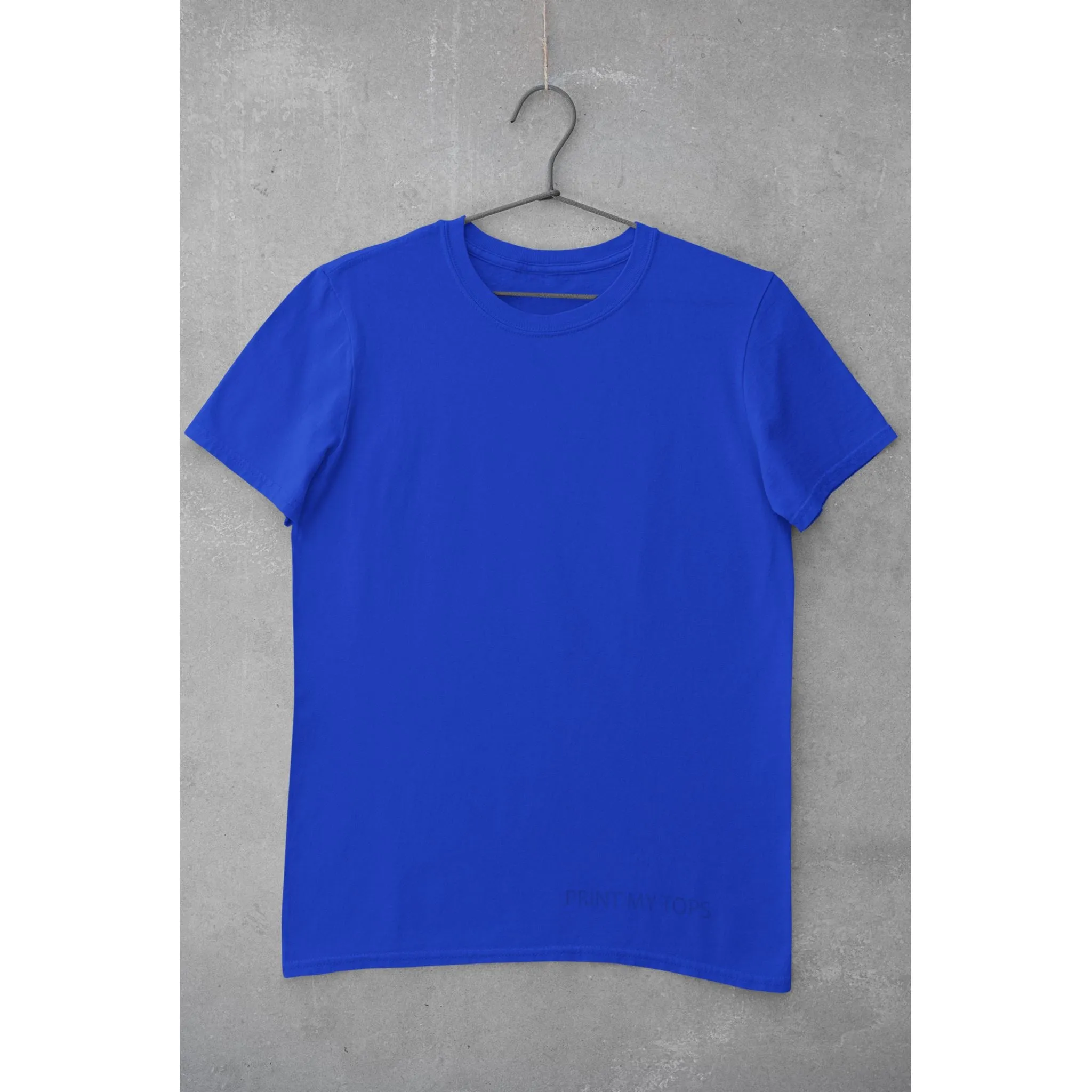 Crew Neck T-shirts with Your Logo on Front