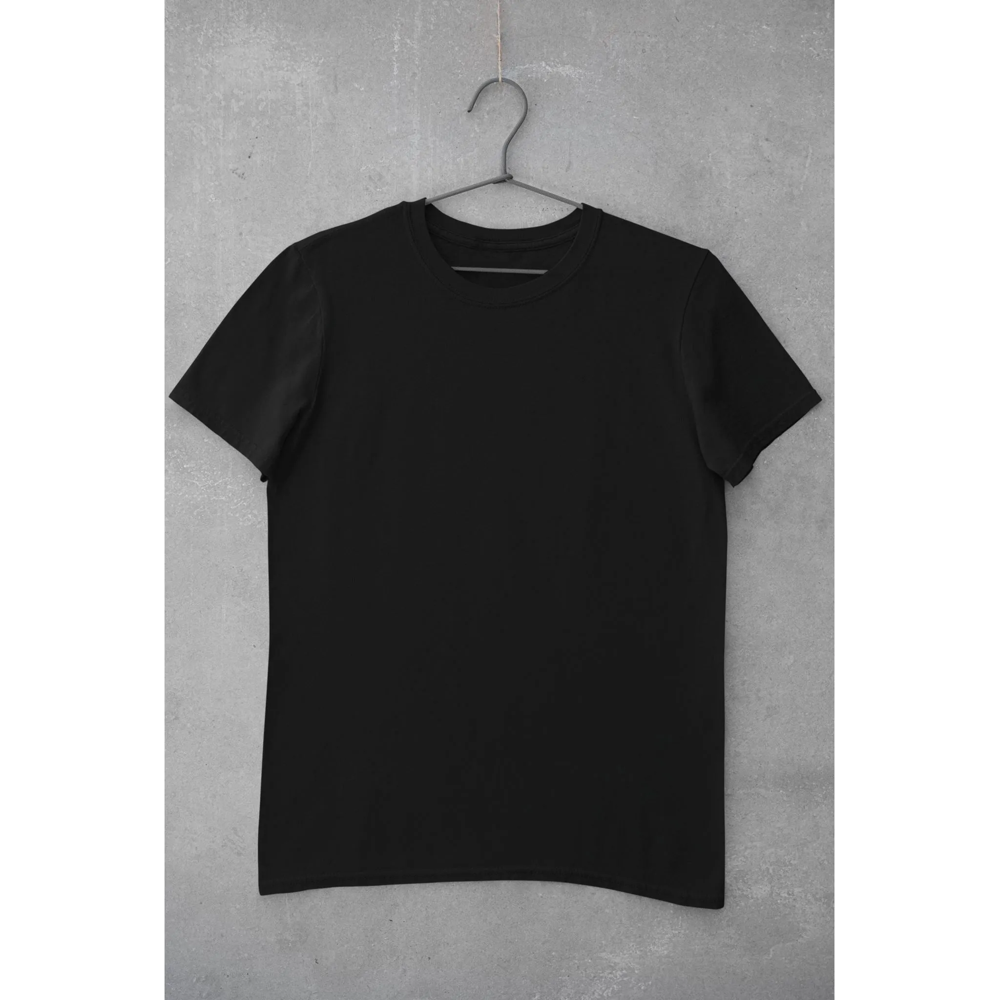 Crew Neck T-shirts with Your Logo on Front