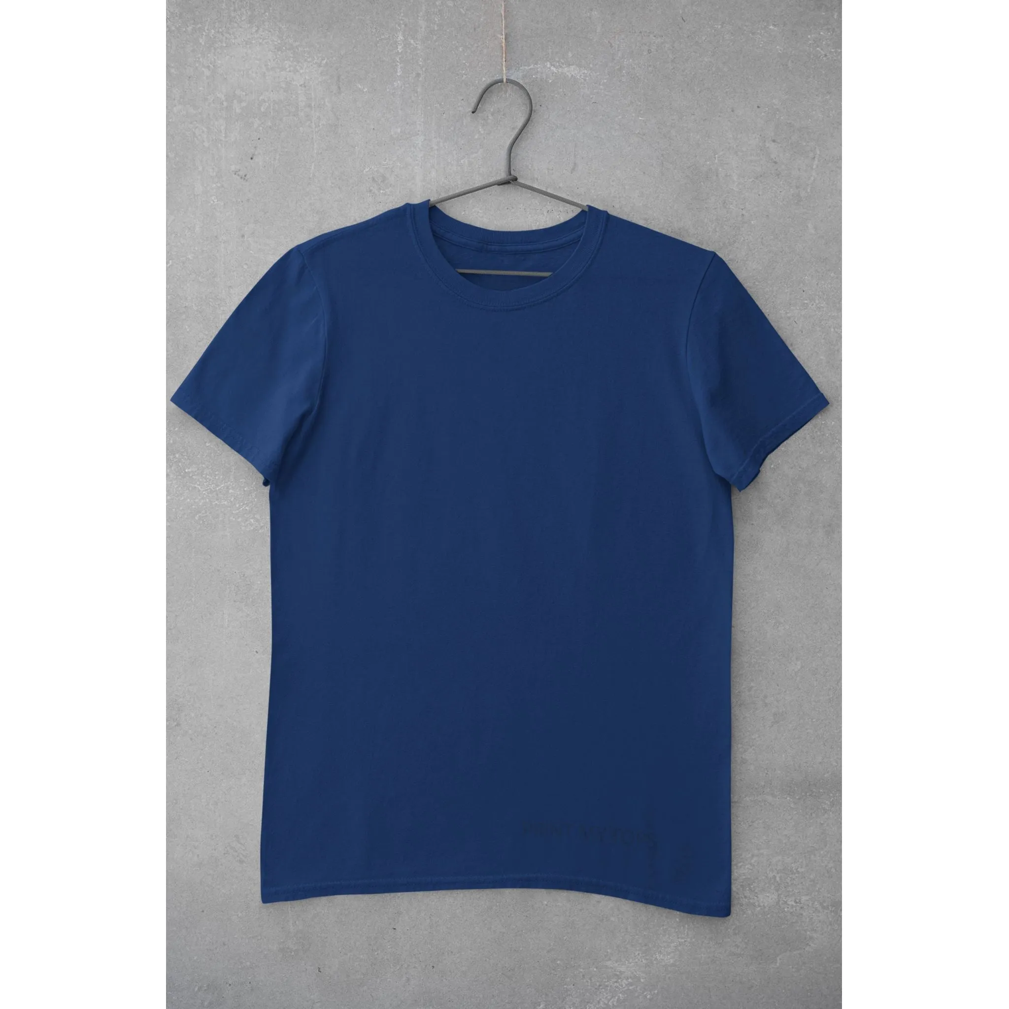 Crew Neck T-shirts with Your Logo on Front