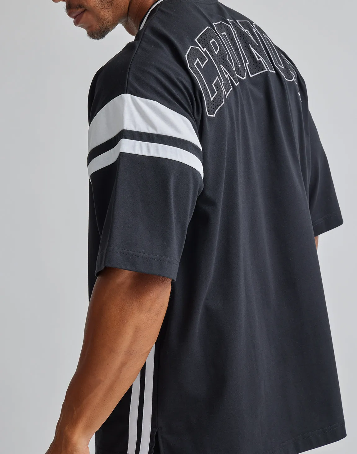 CRONOS 2LINE BACK LOGO OVERSIZE T-SHIRTS【WHITE】