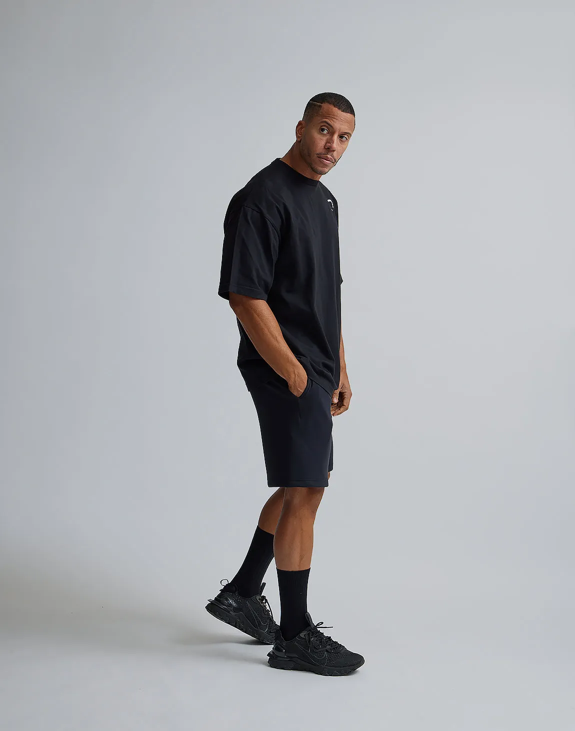 CRONOS LOGO OVERSIZE T-SHIRTS【BLACK×WHITE】