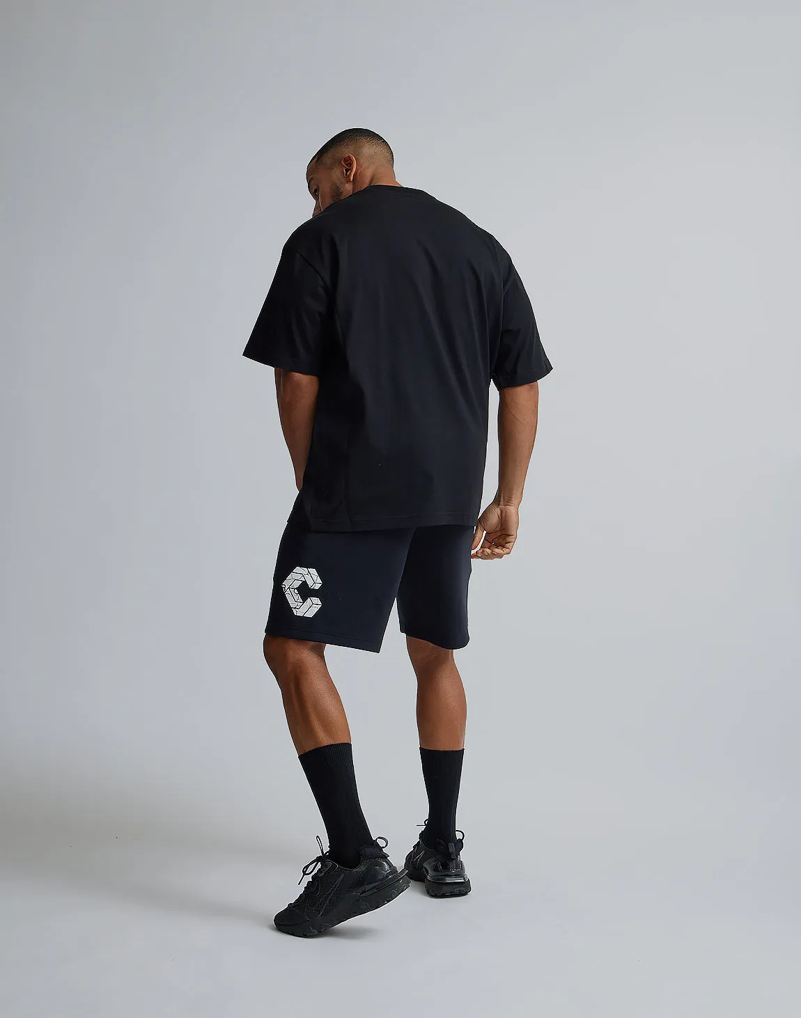 CRONOS LOGO OVERSIZE T-SHIRTS【BLACK×WHITE】