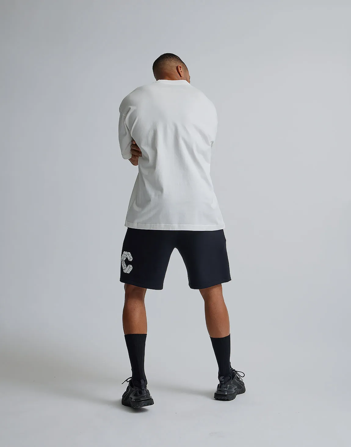 CRONOS LOGO OVERSIZE T-SHIRTS【WHITE×BLACK】