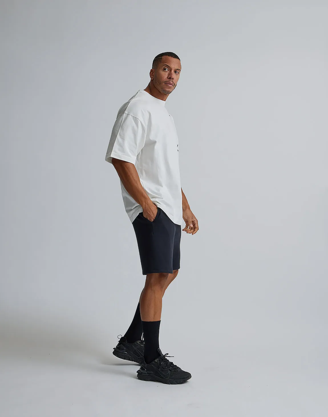 CRONOS LOGO OVERSIZE T-SHIRTS【WHITE×BLACK】