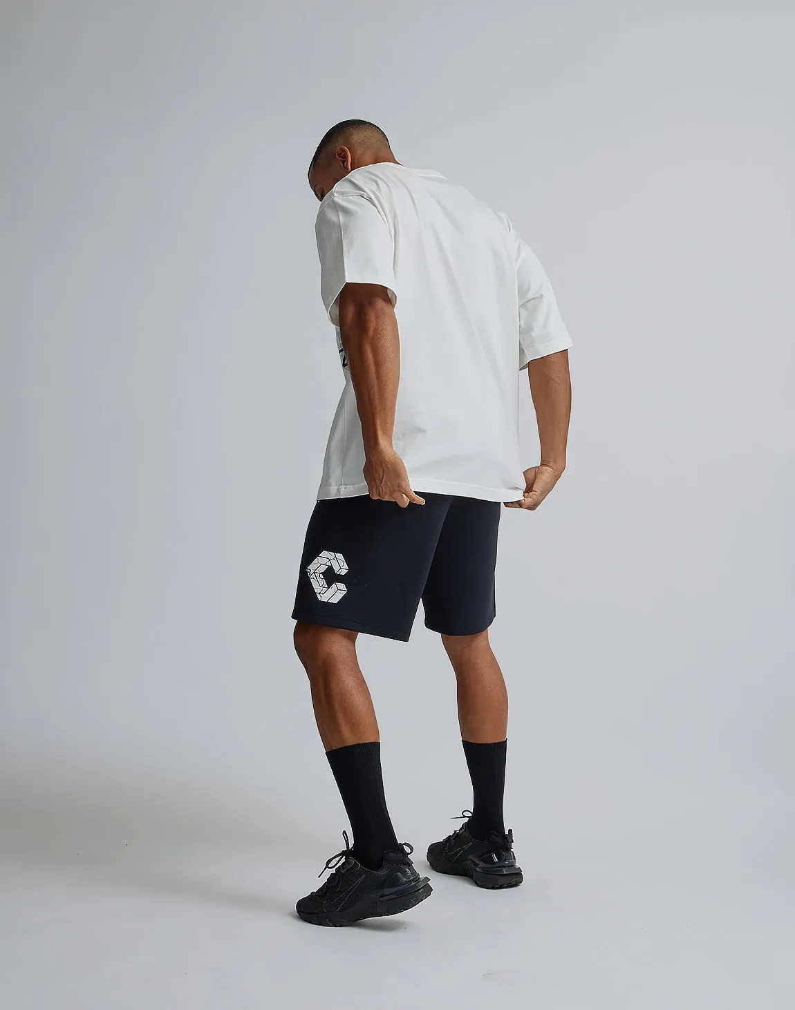 CRONOS LOGO OVERSIZE T-SHIRTS【WHITE×BLACK】