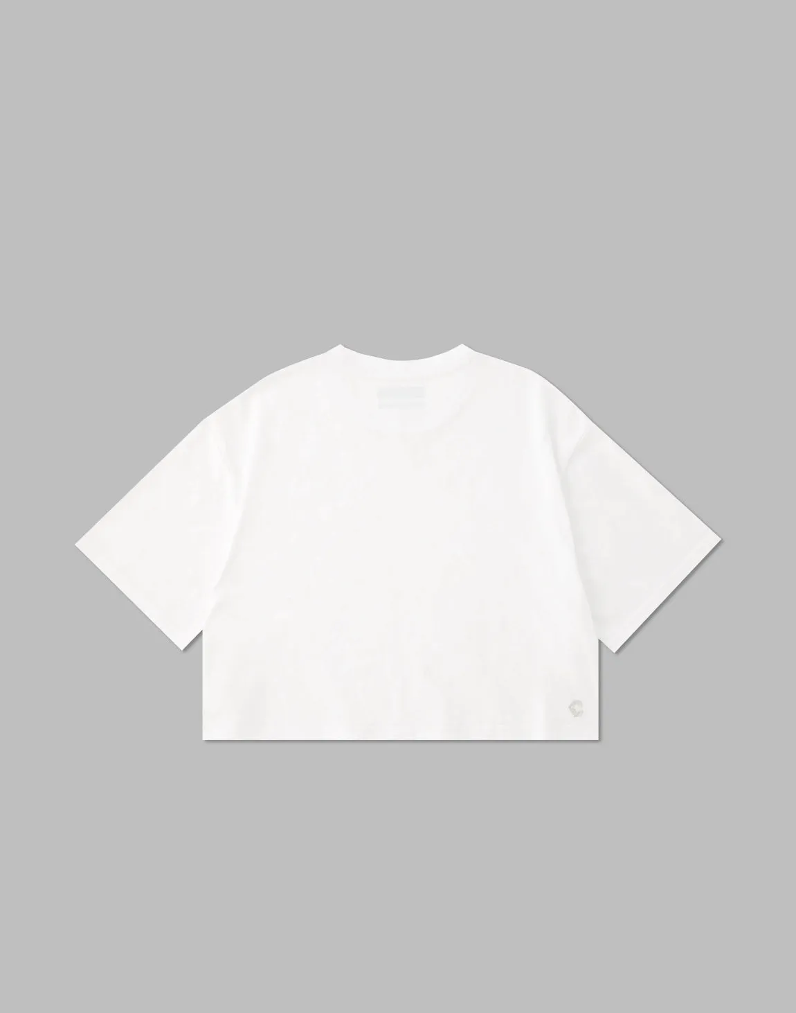CRONOS WOMEN LOGO SHORT T-SHIRTS【WHITE】