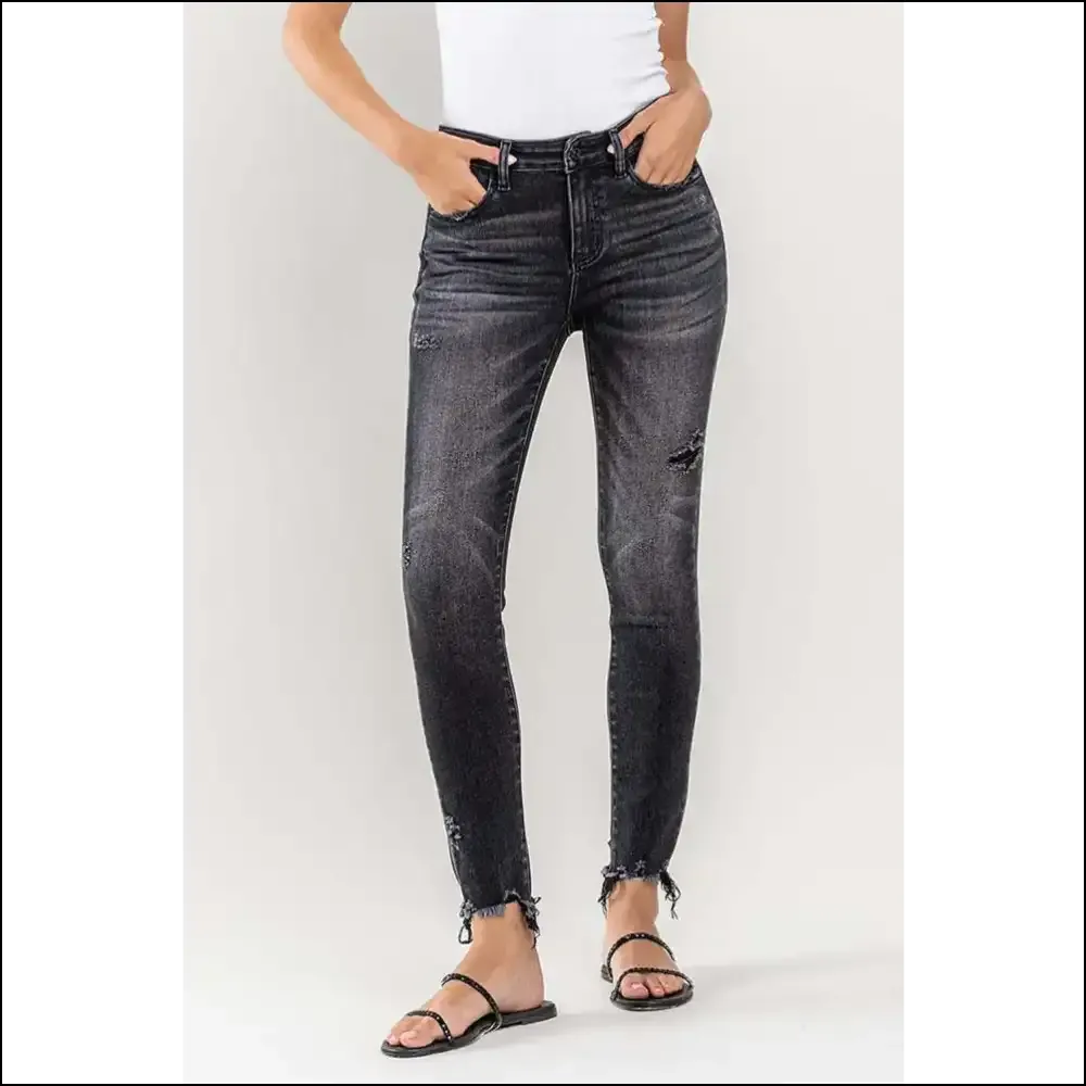 Cropped Chaos: Meet my New Bffs, the Lovervet Raw Hem Legends! 😜👖