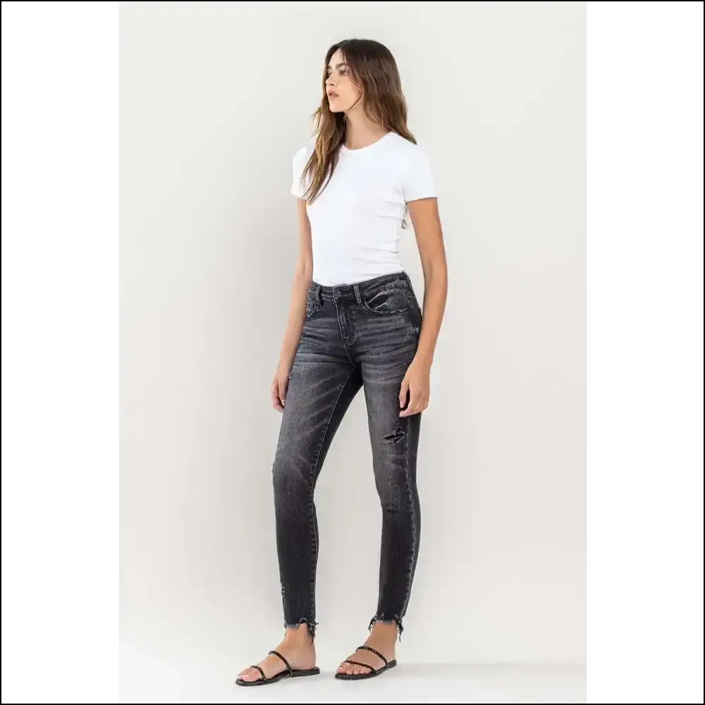 Cropped Chaos: Meet my New Bffs, the Lovervet Raw Hem Legends! 😜👖