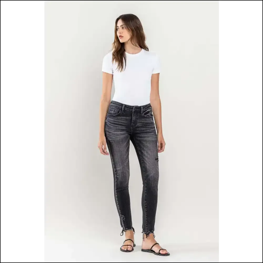 Cropped Chaos: Meet my New Bffs, the Lovervet Raw Hem Legends! 😜👖