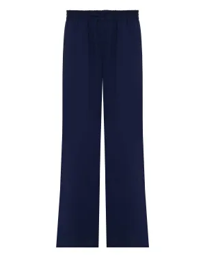 cropped trousers with gathering