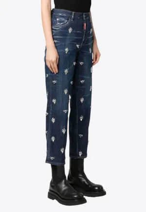 Crystal Flies Boston Jeans