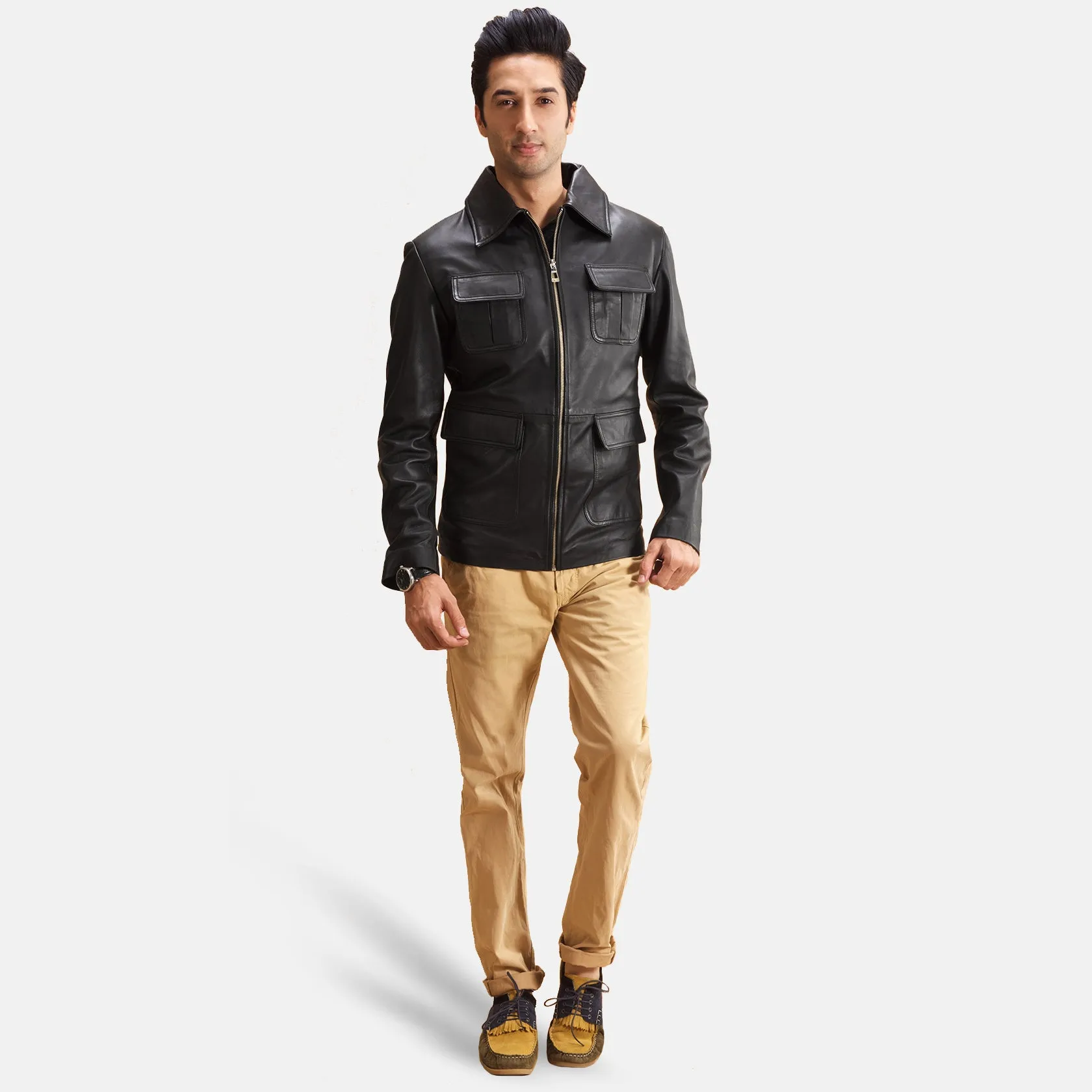 Darth Black Leather Jacket