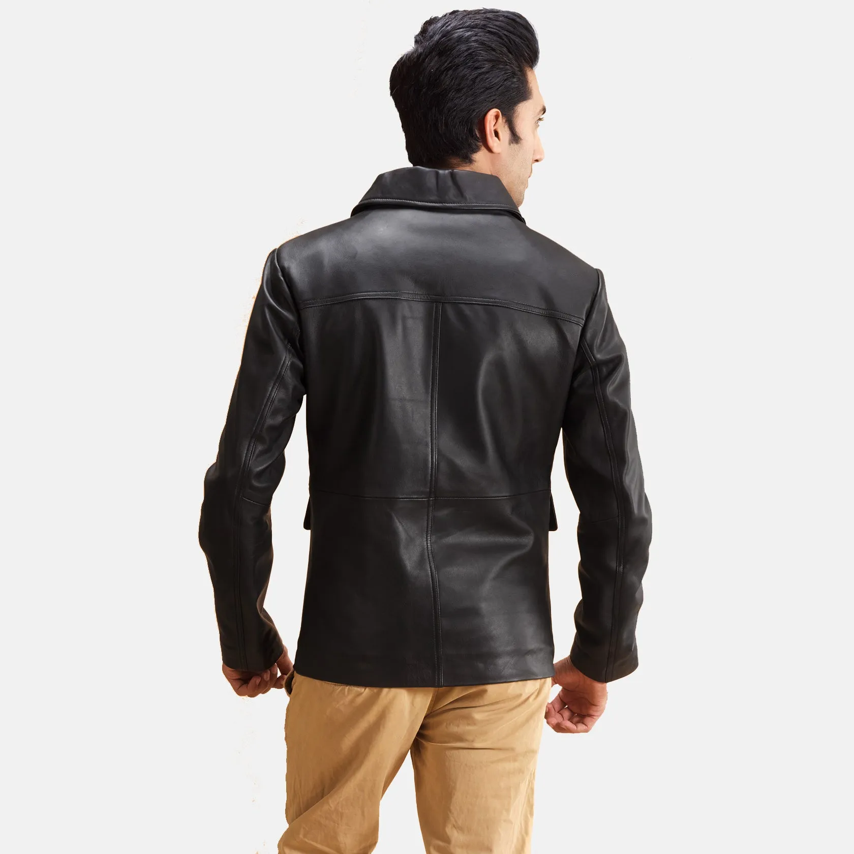 Darth Black Leather Jacket