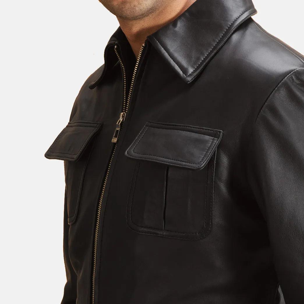 Darth Black Leather Jacket