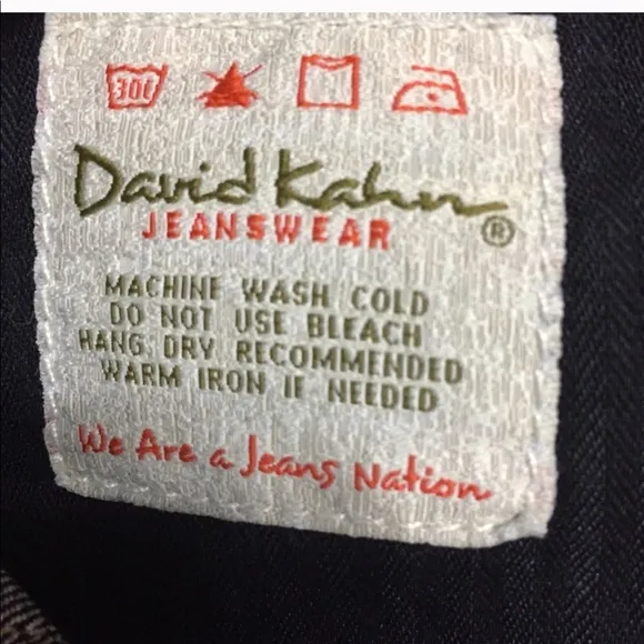 David Kahn Dark Jeans Size 28P S59