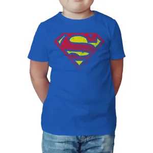 DC Comics Superman Logo Halftone Official Kid's T-shirt