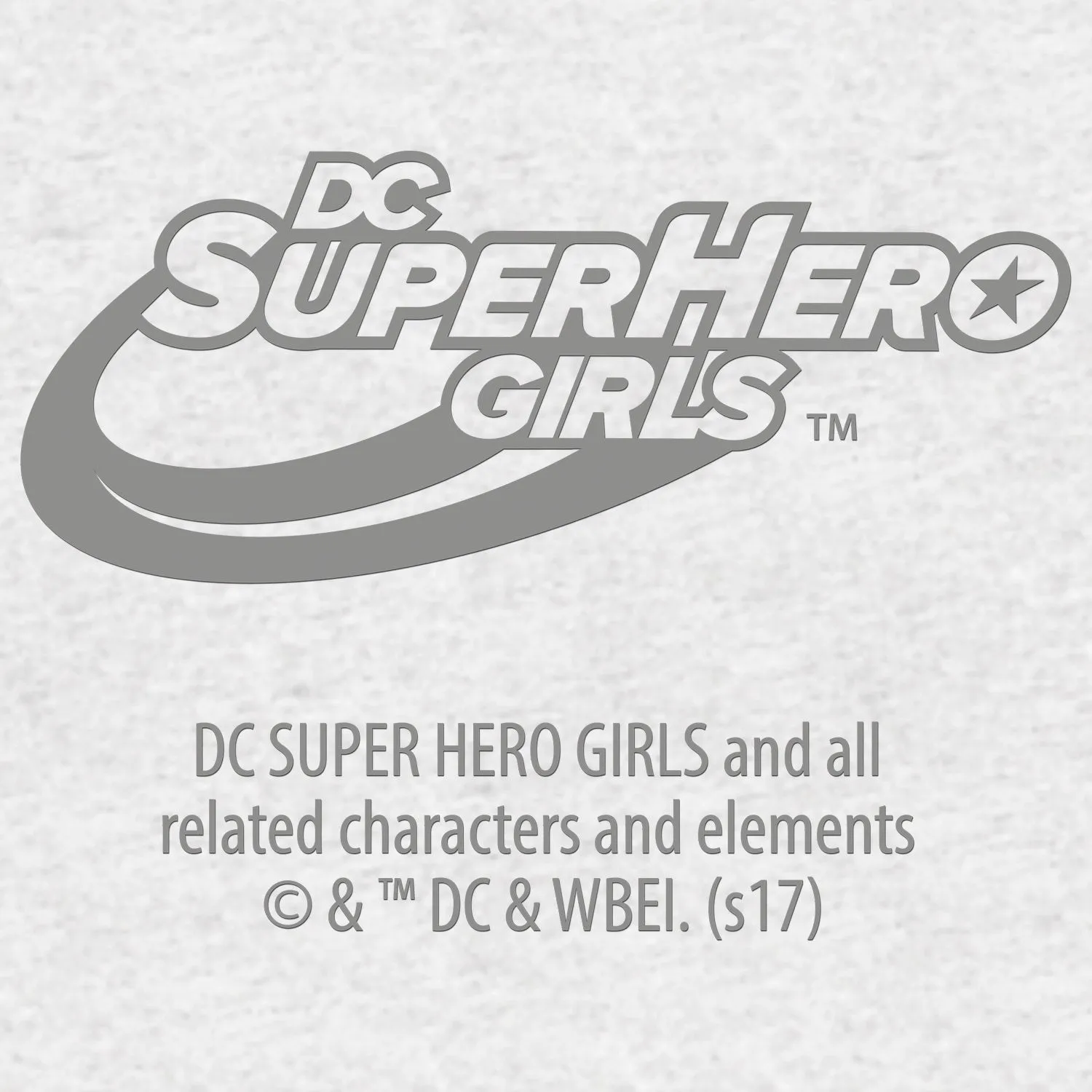 DC Super Hero Girls Supergirl Logo Drips Official Kid's T-Shirt (Heather Grey)