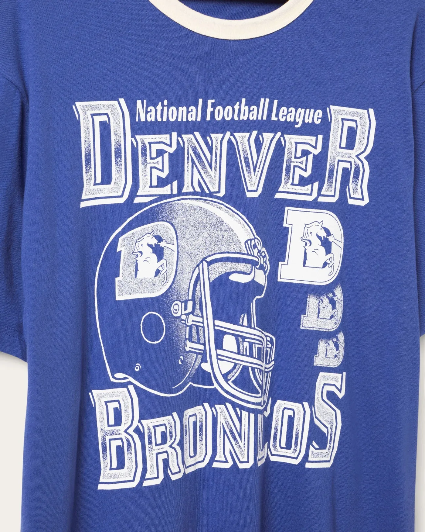 Denver Broncos Oversized Ringer Tee